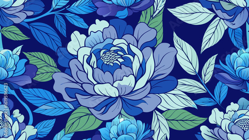 Vector illustration Seamless floral patterns flower peony Beige backgrounds for Fashionable textile, book covers, Digital interfaces, prints design templates material, seamless pattern, seamless, 