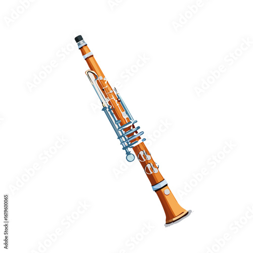 flute instrument music vector graphic design