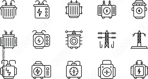 Power and energy symbols
