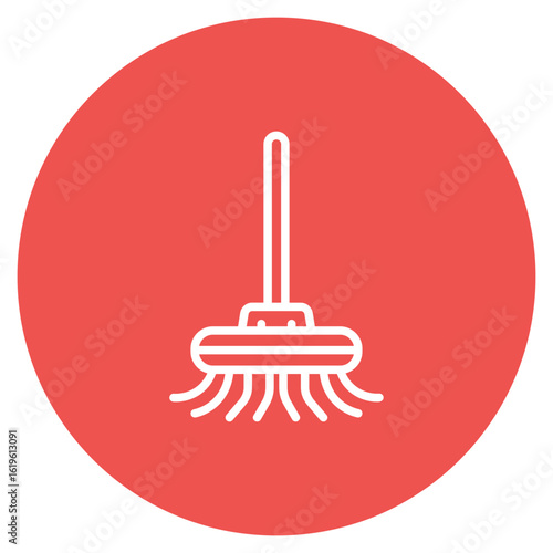 Mop icon vector image. Can be used for House Cleaning.