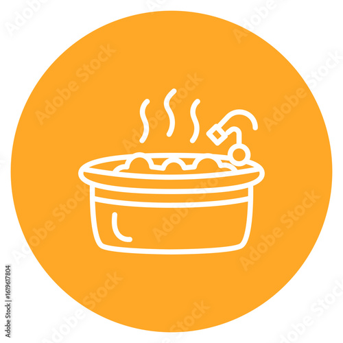 Jacuzzi icon vector image. Can be used for Spa.