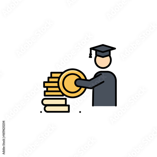 Education investment Financial aid for graduation and student loans