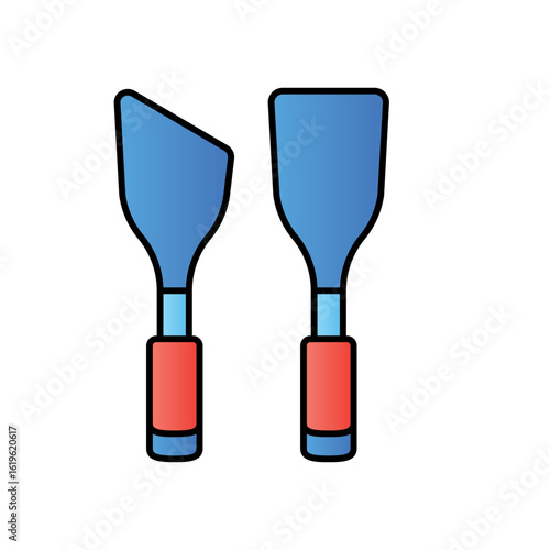 Artist Color Palette Lineal Color Icon: Painting & Creative Art Supply