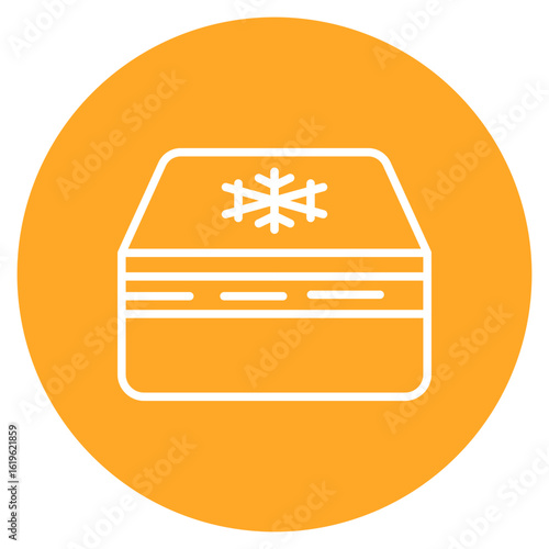 Cryonics icon vector image. Can be used for Science Fiction.