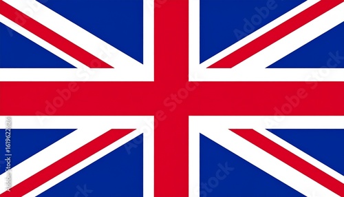 united kingdom flag isolated 