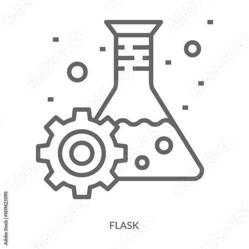 Data Icon Line Style. Design Vector Illustration