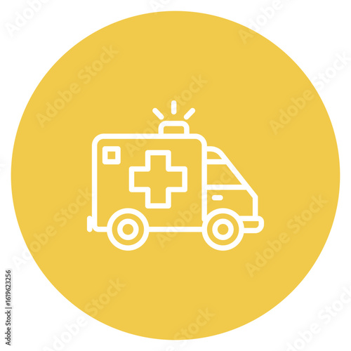 Ambulance icon vector image. Can be used for Natural Disaster.