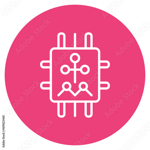Diode icon vector image. Can be used for Electric Circuits.