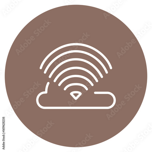 Network Speed icon vector image. Can be used for Networking.