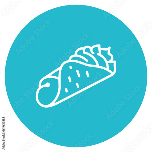 Cannoli icon vector image. Can be used for Italy.