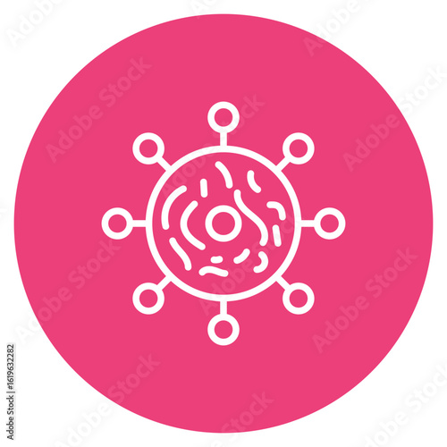 Viral Mutation icon vector image. Can be used for Infectious Diseases.