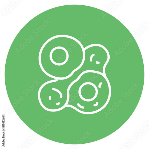 Cancer Cells icon vector image. Can be used for Chemotherapy.