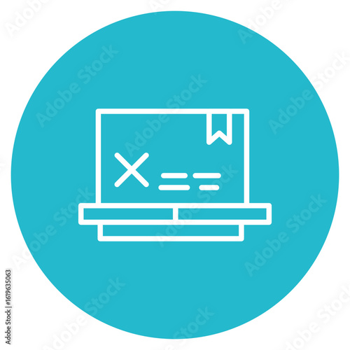 Out Of Stock icon vector image. Can be used for Warehouse.