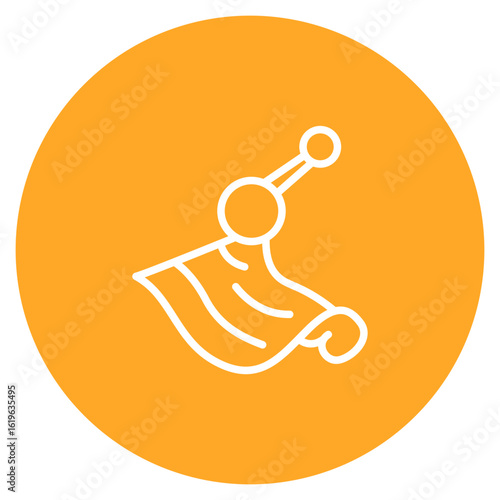 Silk icon vector image. Can be used for Fabric Features.