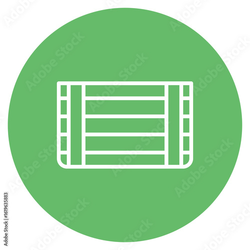 Crate icon vector image. Can be used for Supermarket.