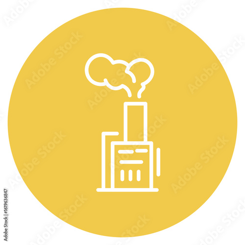 Biomass icon vector image. Can be used for Manufacturing.