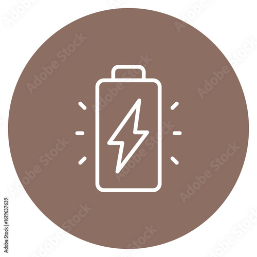 Charge Battery icon vector image. Can be used for Battery and Power.