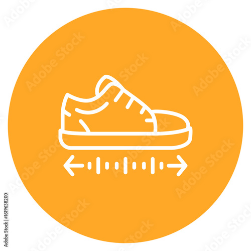Shoe Size icon vector image. Can be used for Shoemaker.