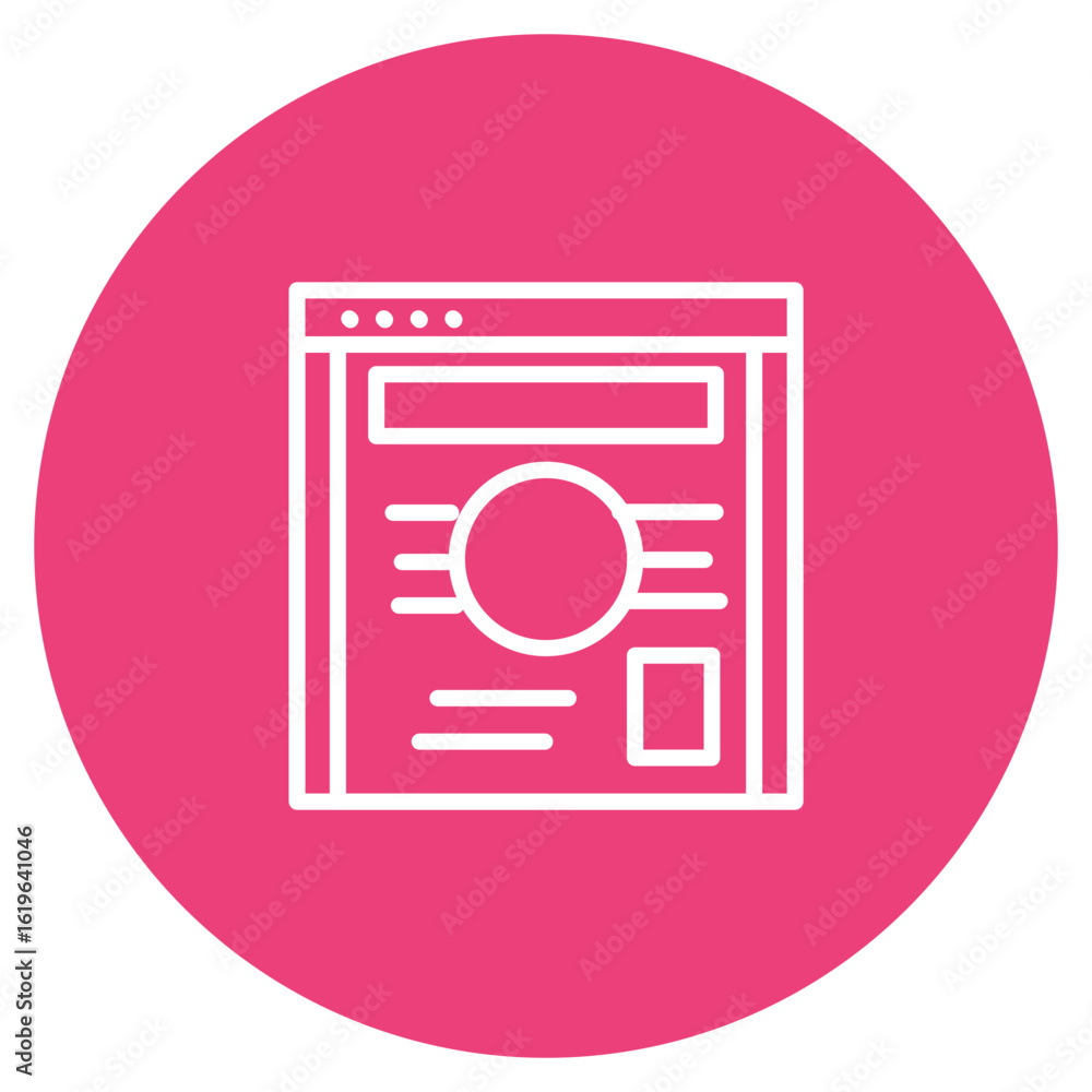 Custom Music Playlist icon vector image. Can be used for Bowling.