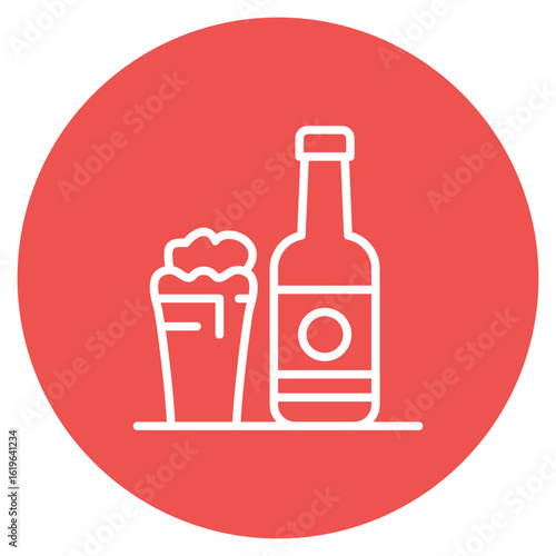Local Brews icon vector image. Can be used for Bowling.