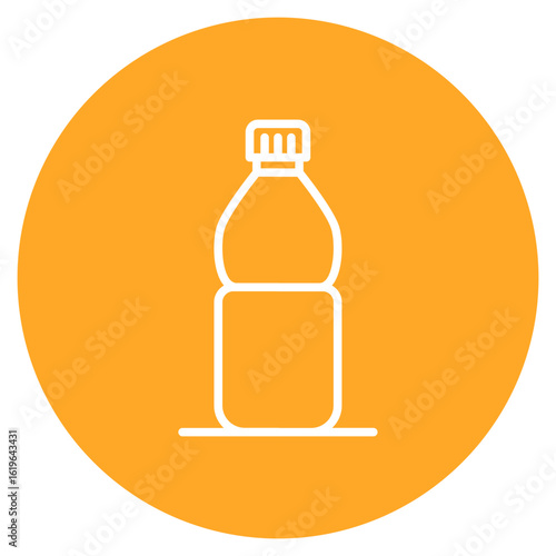 Water Bottle icon vector image. Can be used for Volleyball.