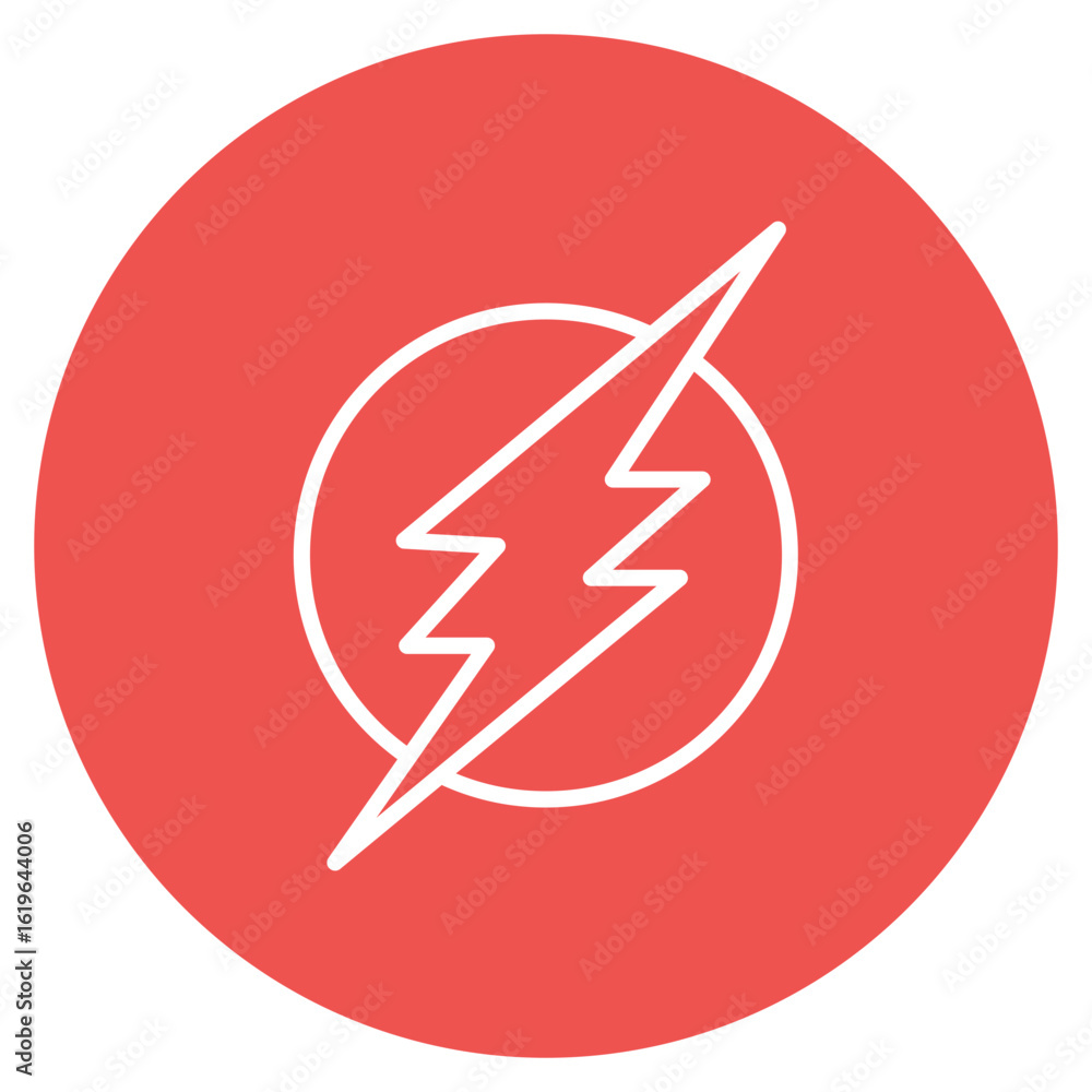 Fototapeta premium Bolt icon vector image. Can be used for Mettalurgy.