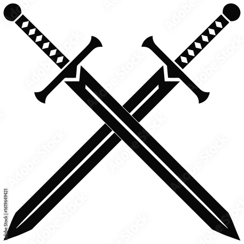 two crossed swords