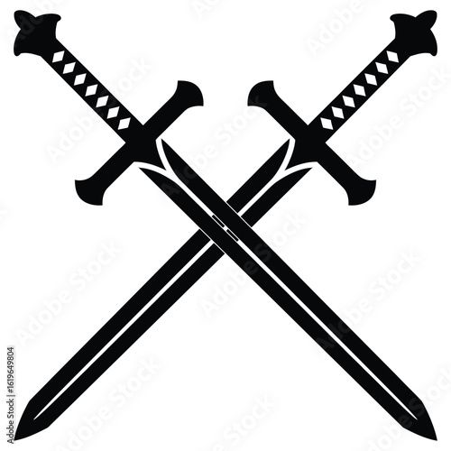 two crossed swords