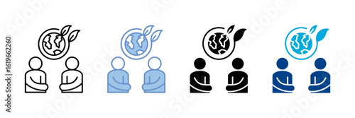 Employee Engagement Icon Set Multiple Style Collection