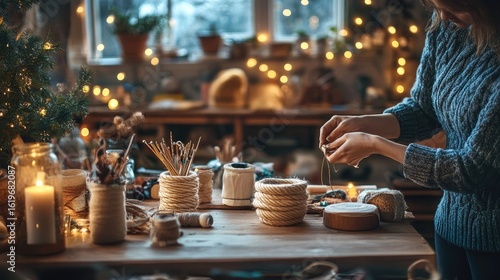 Cozy Winter Crafts: Handmade Holiday Decorations and Festive DIY Projects