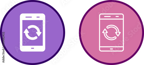 Sync Vector Icon