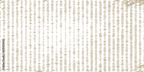 Abstract brown textured fabric pattern background with seamless woven squares for text