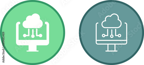Cloud Computing Vector Icon