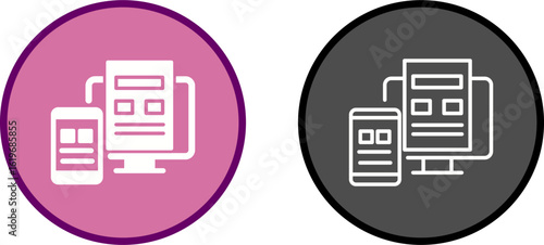 Adaptive Layout Vector Icon
