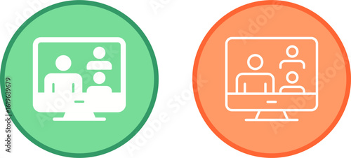 Videocall Vector Icon