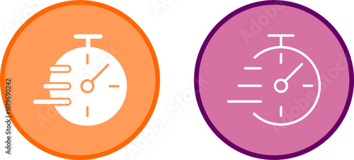 Flex Time Vector Icon