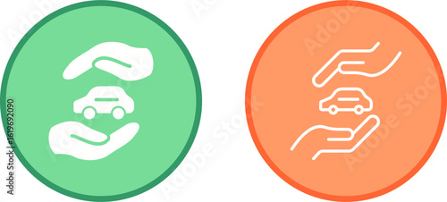 Car Insurance Vector Icon