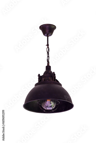 Black hanging lamp