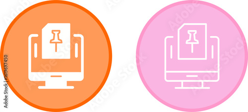 Pin Vector Icon