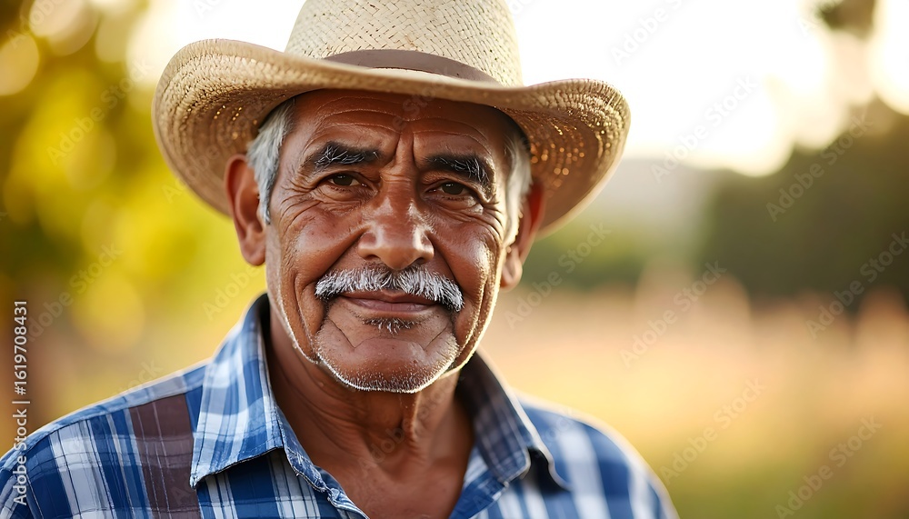 Fototapeta premium Portrait of a smiling farmer