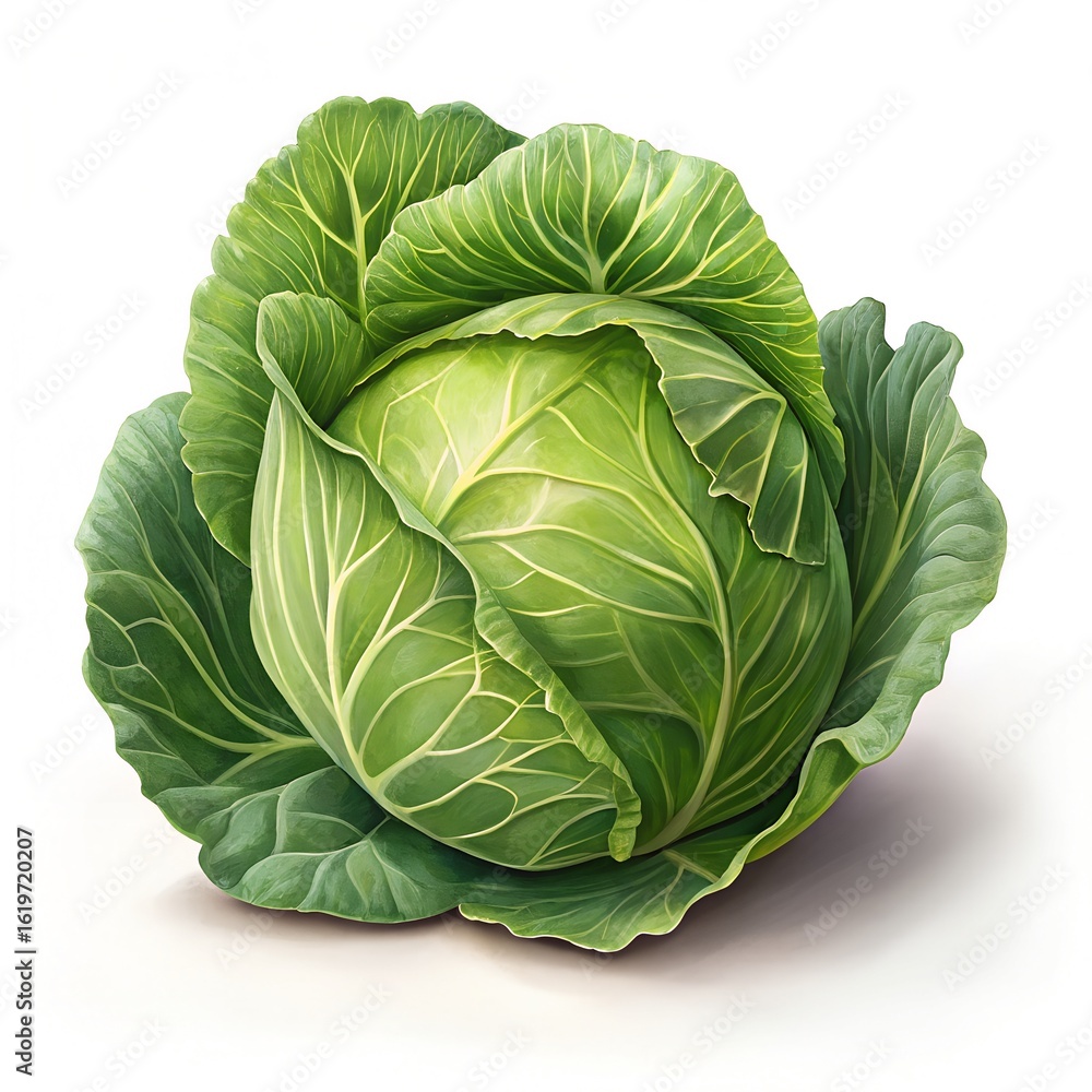 Obraz premium head of cabbage