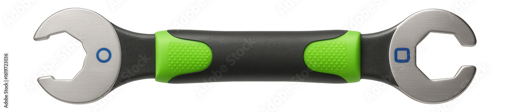 Obraz premium Double-ended bottom bracket wrench with a 36 mm and 40 mm opening for bike repair