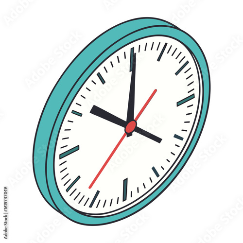 Free Download Clock face blank isolated on white background. Vector clock hands. Set for watch design - GFXLoad
