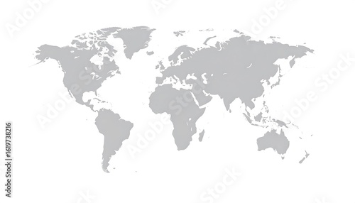 Simple world map graphic