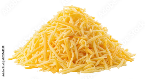 Foto Isolated Grated Cheese