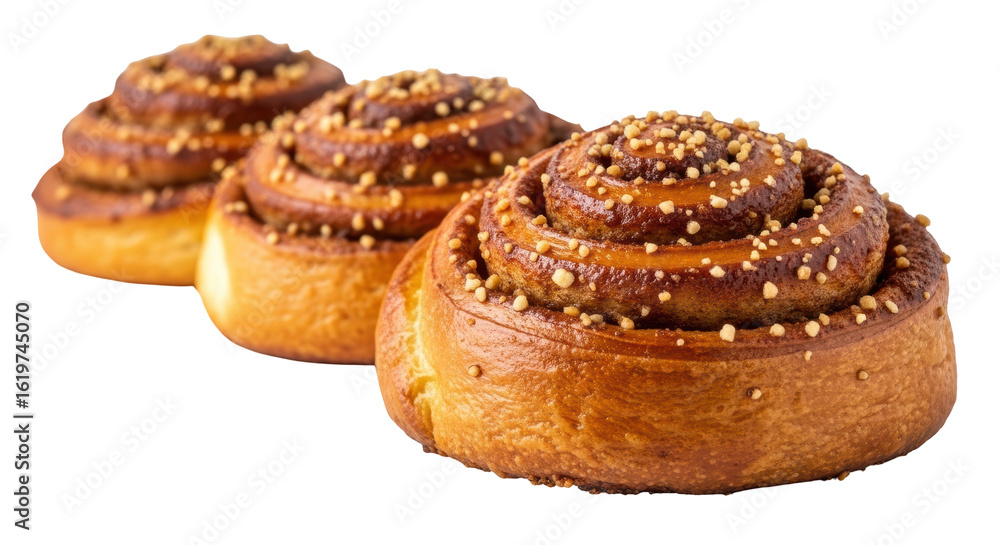 Isolated cinnamon rolls Isolated cinnamon rolls