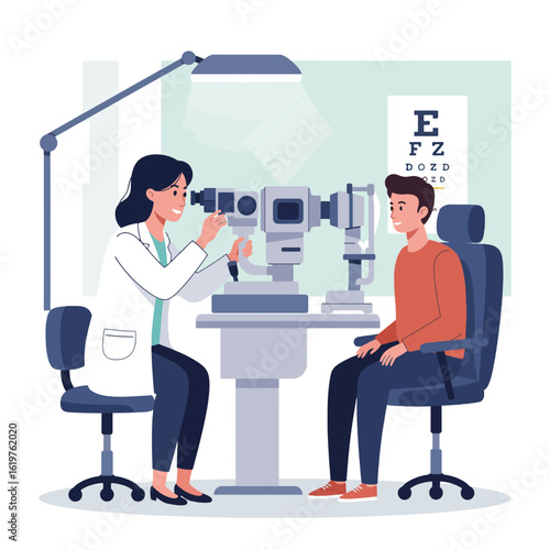 doctor and patient in hospital