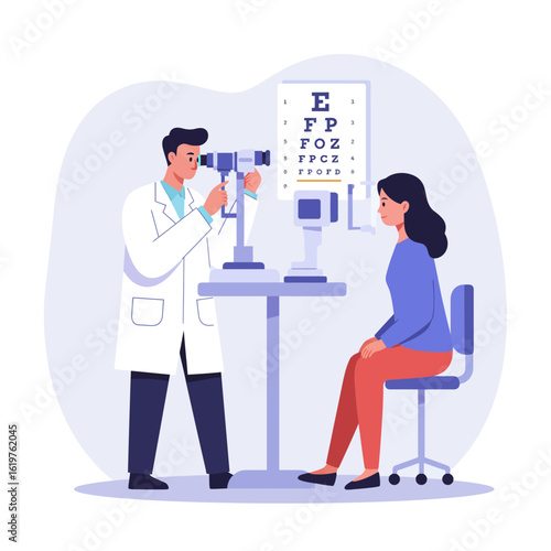 business man and woman in office  health care