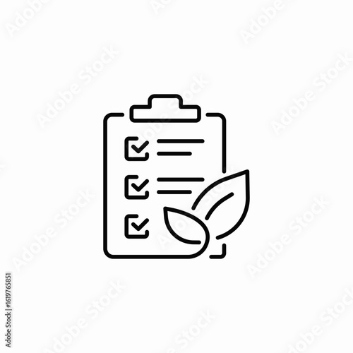 eco tasks icon sign vector
