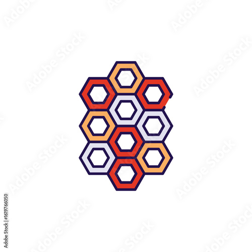 Epitaxial Film icon design with white background stock illustration